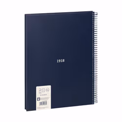 Milan 57142E80B quaderno per scrivere A4 80 fogli Blu - Vista aggiuntiva 4