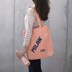 Milan 62102SNCP borsa della spesa Rosa Borsa tote - Vista aggiuntiva 5