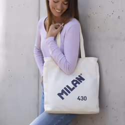 Milan 62102SNCBG borsa della spesa Beige Borsa tote - Vista aggiuntiva 5