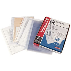 Esselte 46114 foglio di protezione Folio Polipropilene (PP), Cloruro di polivinile (PVC) 100 pz