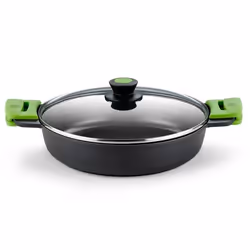 BRA Prior, 2,3 L, Rotondo, Nero, Alluminio, Teflon Classic, Nero