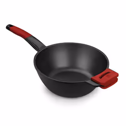 BRA Premiere A412028, Rotondo, Wok/padella per cottura al salto, Nero, Alluminio, 5,5 mm, Ceramica, Gas, Alogena, Induzione, ...