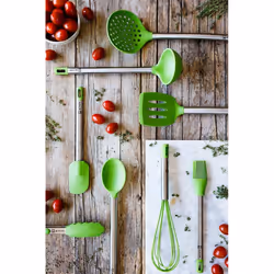 BRA A197011 set di utensili da cucina 5 pz Verde, Acciaio inox