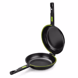BRA A121466, Rotondo, Padella per omelette, Nero, Alluminio, Gas, Induzione, 20 cm