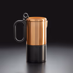 BRA Kaffe A170407 caffettiera manuale Macchina per caffè a cialde 0,18 L Nero - Vista aggiuntiva 2