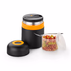 BRA Efficient A198103 thermos e recipiente isotermico 1 L Nero, Arancione