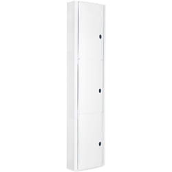 Tatay 4480002 Mobile Da Bagno Verticale Con 3 Porte, Plastica, Bianco, ‎22 x 10 x 90.5 Cm