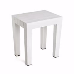Sgabello in polipropilene effetto legno. Compatibile per interni ed esterni. Protezione UV. Carico massimo 130 KG. Sgabello i ...