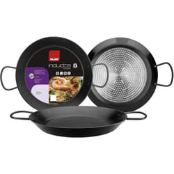 Ibili - Padella per paella Inducta, 30 cm, alluminio, antiaderente, 4 porzioni, adatta ai piani a induzione.