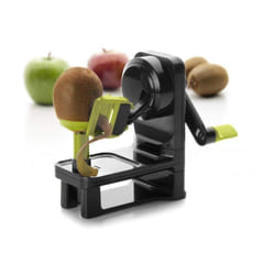 Ibili - plucheur Pommes et de Kiwis Pelapatate Kiwi e Mele 15x7 cm, Nero/Verde, 15 x 7 x 16 cm