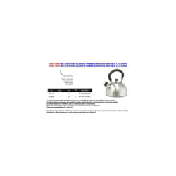 Ibili - Caffettiera Prisma Whistling Manico pieghevole in acciaio inossidabile 2,5 l 610425