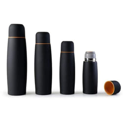 Thermos bombato per liquidi 350 ml, acciaio inox, doppia parete - Ibili