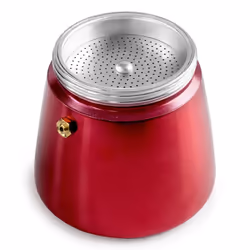 Ibili 623206 caffettiera manuale Moka 0,3 L Rosso, Acciaio inox - Vista aggiuntiva 6