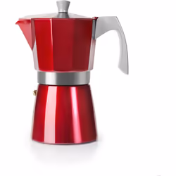 Ibili 623212, Macchina per caffè a cialde, 0,6 L, Rosso, 12 tazze, 1 pz