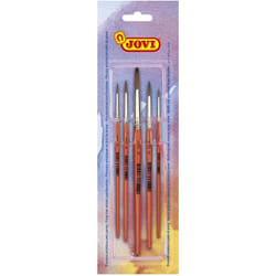 Pennelli per acquerello jovi blister de 5 pezzi assortiti