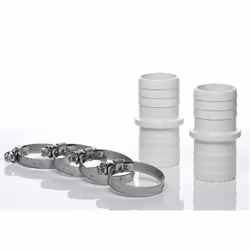 Gre AR509, Adattatore per pompa, Acciaio inox, Bianco, 3,8 cm, 186 g, Blister, 140 mm