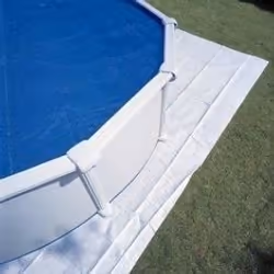 Gre MPROV1100, Telo per pavimento, Bianco, Poliestere, Rettangolare, 10 m, 5,5 m