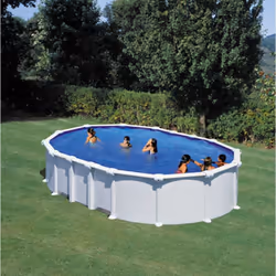 Piscina fuori terra ovale Gre Haiti 730x375x132 cm Piscina da esterno Gre con innovativo sistema di rinforzo Omega Piscina da ...