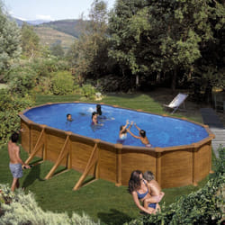 GRE - Piscina fuori terra Mauritius 730x375x132cm