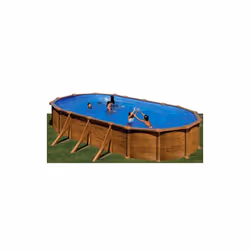 Piscina fuori terra Gre Mauritius 610x375x132 cm Piscina ovale fuori terra da giardino con accessori inclusi Le piscine fuori ...