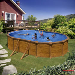 GRE - Piscina fuori terra Mauritius 500x300x132 cm