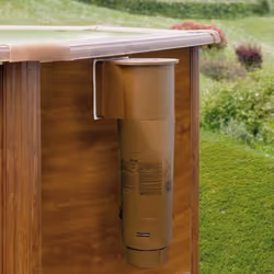 Gre KITPR453W piscina fuori terra Piscina con bordi Piscina rotonda 17450 L Blu, Legno - Vista aggiuntiva 5