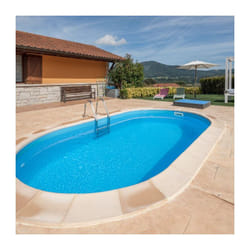 GRE - Piscina interrata Madagascar ovale 500x300x150 cm