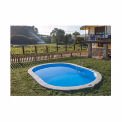 Piscina interrata Gre Sumatra ovale 500x300x120 cm Piscina da esterno con filtro a sabbia da 8 metri cubi all'ora La piscina  ...