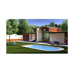 GRE - Piscina interrata ovale 800x400x150 cm Madagascar