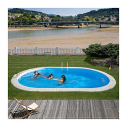 GRE - Piscina ovale interrata Sumatra 800x400x120 cm