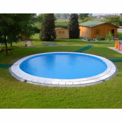 Piscina rotonda interrata 420x120 cm Il modello ideale per un'installazione fai da te Piscina tonda interrata. Lamiera laccat ...