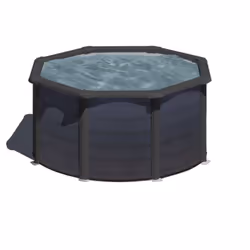 Piscina fuori terra Gre Kea 240x120 cm Piscina da giardino Gre effetto composito Piscina fuori terra Kea di Gre smontabile pe ...
