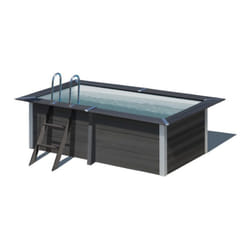 GRE - Piscina rettangolare da giardino 326x186 cm