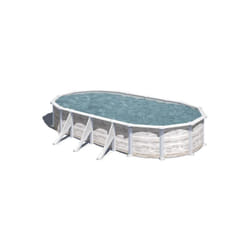 GRE - Piscina fuori terra in acciaio Groenlandia 730x375x132 cm