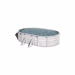 Piscina fuori terra ovale Gre dalla decorazione nordica Installazione semplice e garanzia di 5 anni sulla struttura La piscin ...