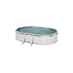 GRE - Piscina fuori terra in acciaio Finlandia 610x375x120 cm