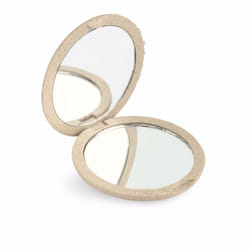 Borsa pieghevole doppia in fibra naturale Mirror x4 #beige