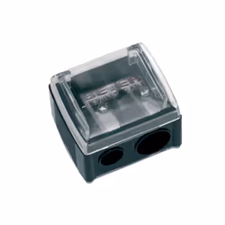 Beter 34056, Universale, Temperamatite con doppio buco, Nero, 8 mm, 1,2 cm, 1 pz