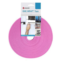 Velcro One Wrap Tape fascetta Velcro cable tie Polipropilene (PP) Rosa 1 pz