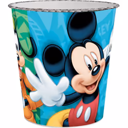 DISNEY Disney cestino getta carte multicolore per bambini con Mickey Mouse & friends in plastica ideale per cameretta cantina ...
