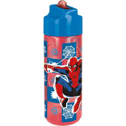 Marvel - Borraccia Spiderman Originale per bambini da 540 ml in Ecozen, con tappo svitabile antigoccia e beccuccio ribaltabile