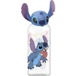 Disney - Borraccia Originale in plastica per Bambini Stitch 560 ml con grafica 3D, tappo svitabile, lavabile e riutilizzabile.