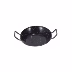 Padella doppia profonda - Con manici. - Smaltata. - Diametro: 45 cm.