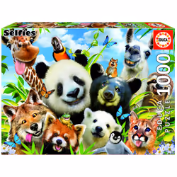 Educa Llama Drama Selfie, 1000 pz, Animali, 12 anno/i