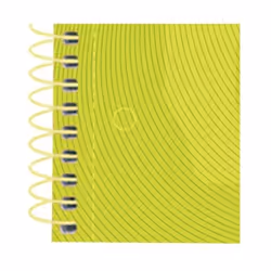Oxford 400075551, Monocromatico, Lime, A4+, 80 fogli, Carta quadrettata, Copertina rigida