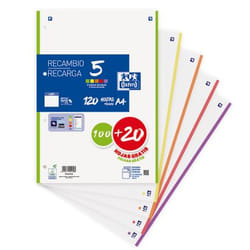 Oxford 400158168 ricambi per quaderni 210 x 297 mm (A4) 120 fogli