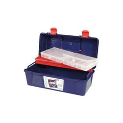 Electraline - Cassetta degli attrezzi - 356 x 184 x 163 mm - con vassoio e organizer - 10,9 l