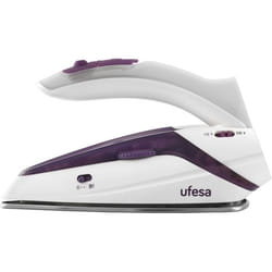 Ufesa PV0500 ferro da stiro Ferro da stiro a secco e a vapore Acciaio inossidabile 1100 W Viola, Bianco