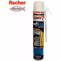 Schiuma poliuretanica multiuso per l'isolamento termico e acustico, verniciabile e carteggiabile, 700 ml.