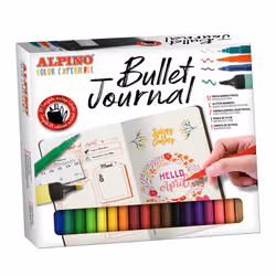 Alpino AR001010, Colori, Evidenziatore, Pastello, Multi, 22 pz, 22 pz, 2 double-tipped markers (0.7mm thin tip and 2.9mm brus ...